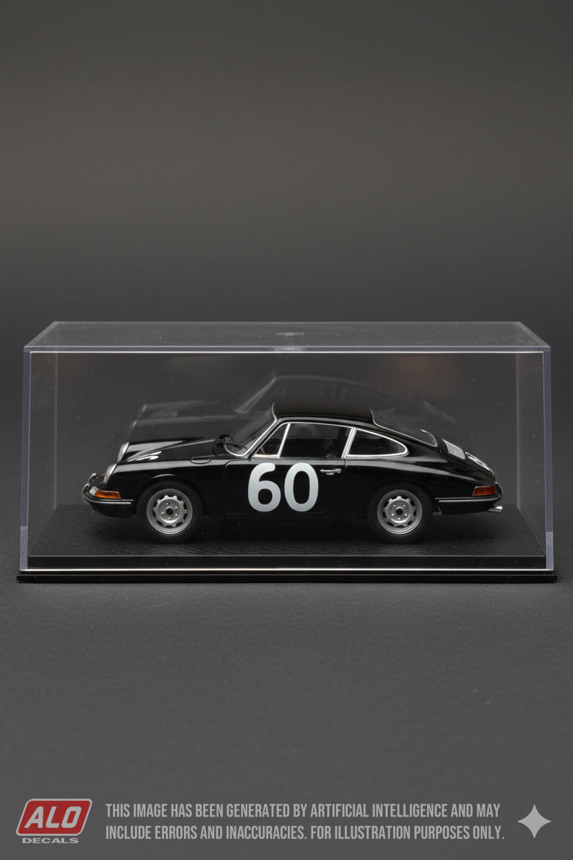 1966 TARGA FLORIO # 60 PORSCHE 911 CORRADO FERLAINO/CARLO FABRI 1:43 DECALS