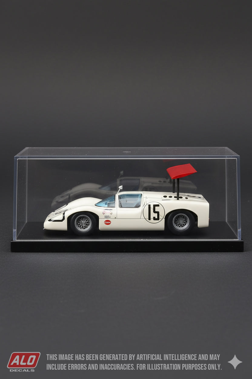 1967 DAYTONA 24 HOURS #15 CHAPARRAL 2F PHIL HILL/MIKE SPENCE 1:43 DECALS