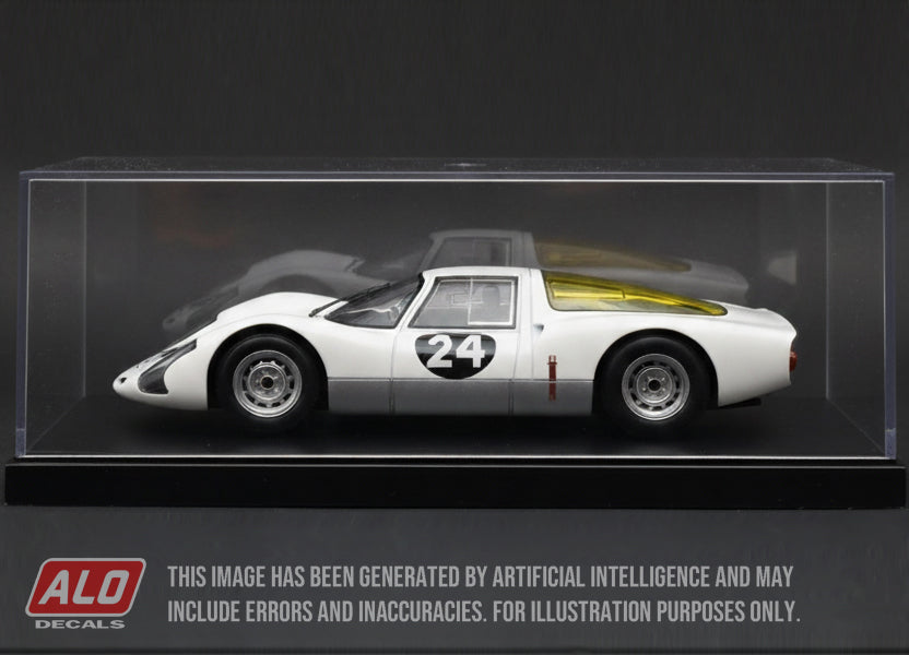 1967 GREAT AUCLUM HILLCLIMB #24 PORSCHE 906 GERRY TYACK 1:43 DECALS