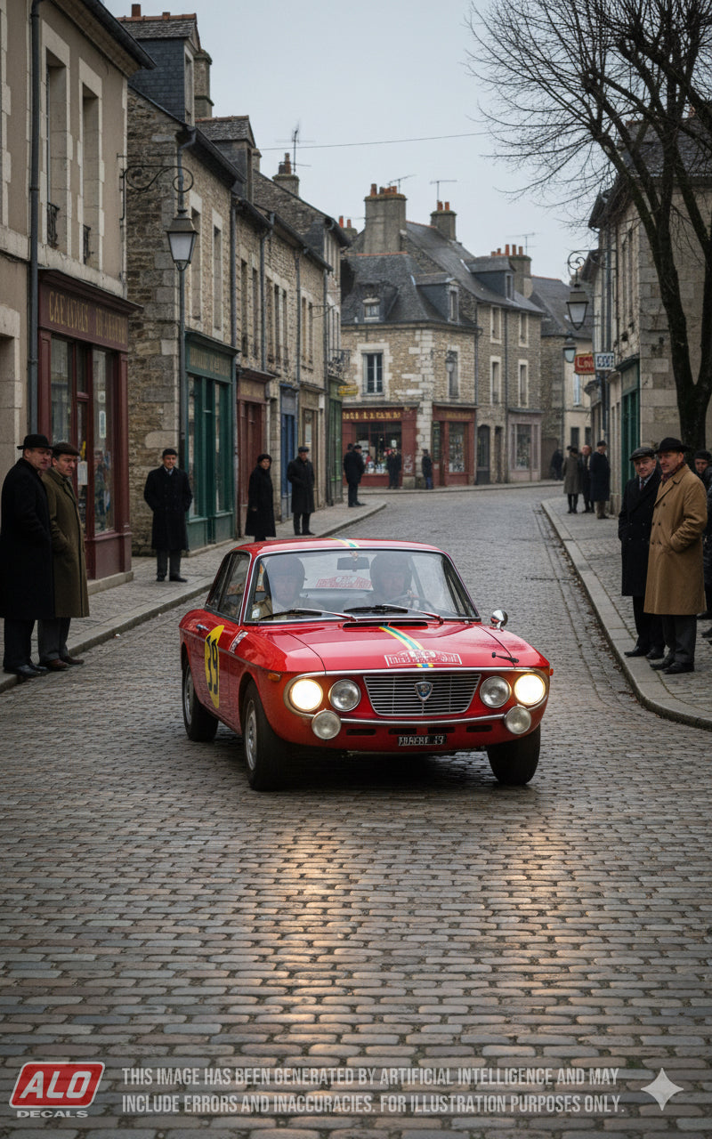 1967 MONTE CARLO RALLY # 39 LANCIA FULVIA HF OVE ANDERSSON/JOHN DAVENPORT 1:43 DECALS