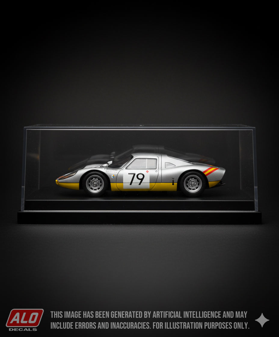 1967 MONTSENY HILLCLIMB #79 PORSCHE 904 FRANCISCO ALEMANY 1:43 DECALS