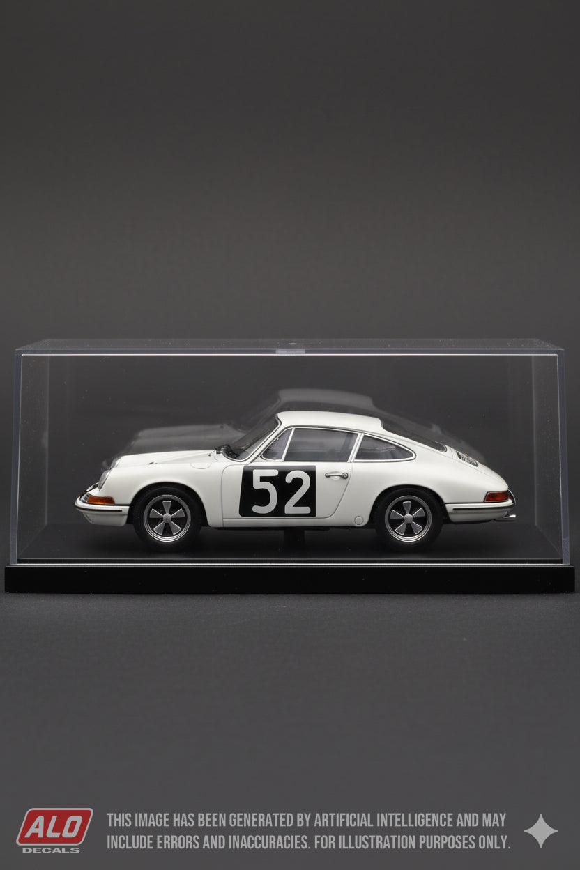 1967 TARGA FLORIO # 52 PORSCHE 911 MARIO FACCA/ERASMO CRIVELLARI 1:43 DECALS