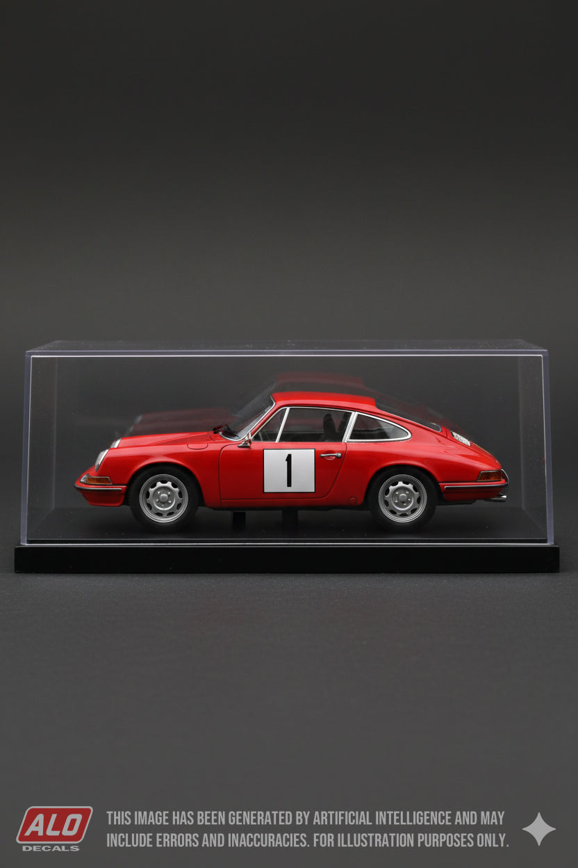 1967 TULPENRALLYE # 1 PORSCHE 911 VIC ELFORD/DAVID STONE 1:43 DECALS