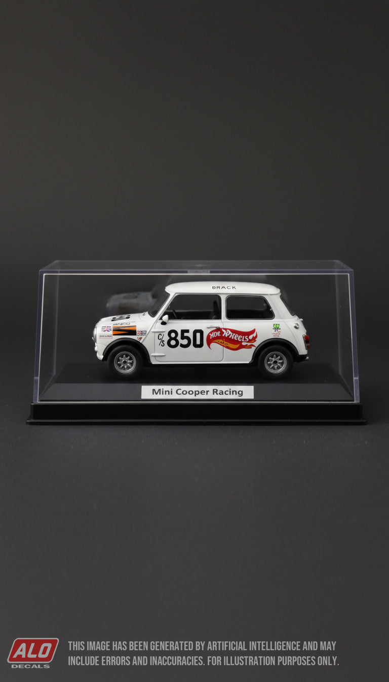 1968 MONT-TREMBLANT TRANS AM #850 BMC MINI BILL BRACK 1:43, 1:32, 1:24 DECALS