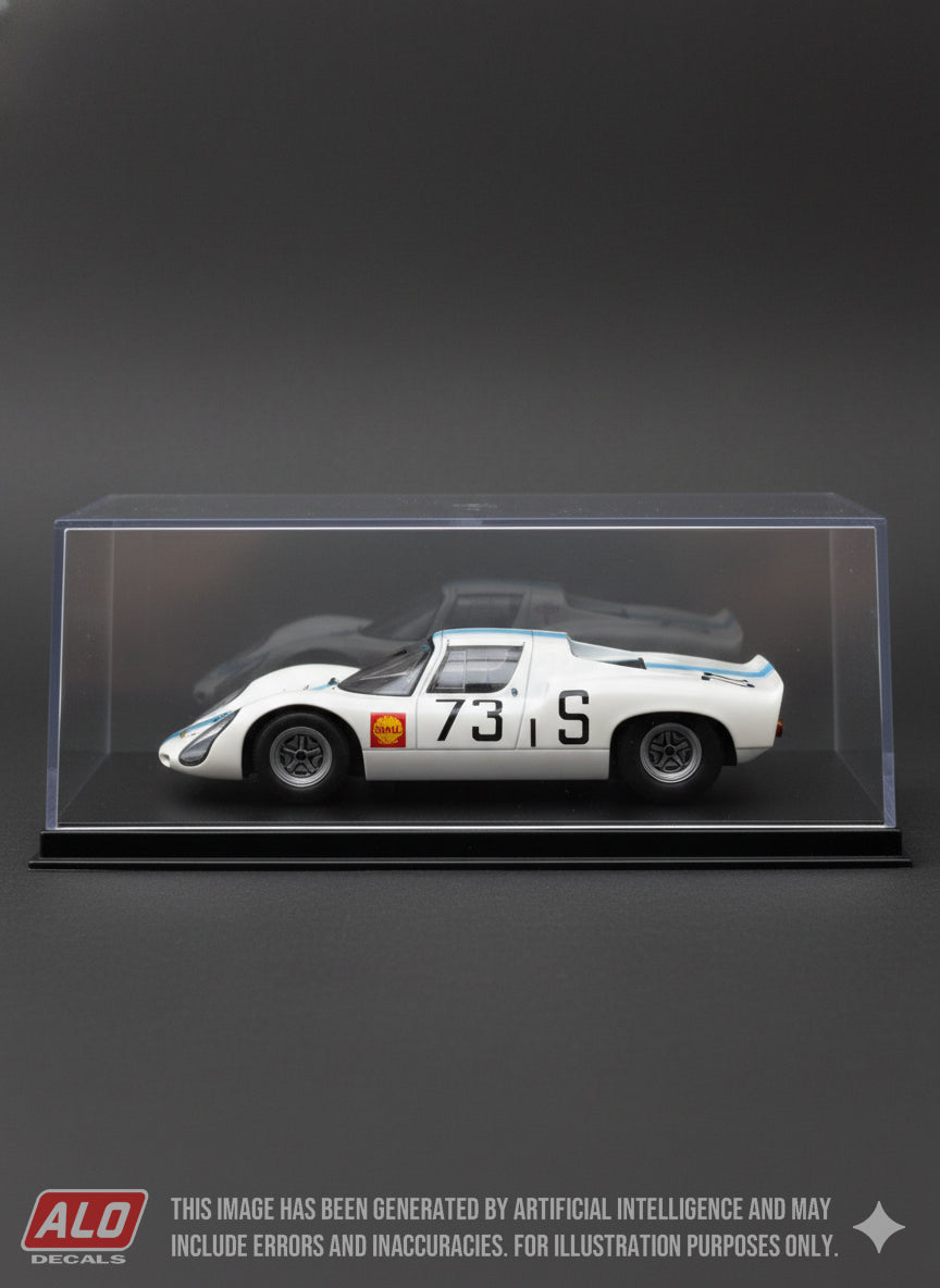 1969 NÜRBURGRING 1000 KMS # 73 PORSCHE 910 TONY DEAN/BILL BRADLEY 1:43 DECALS
