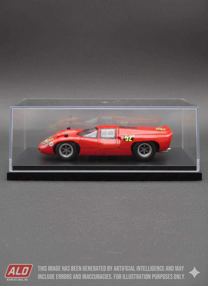 1970 BUENOS AIRES 1000 KMS #52 LOLA T70 DAVID PROPHET/CARLOS PASCUALINI 1:43 DECALS