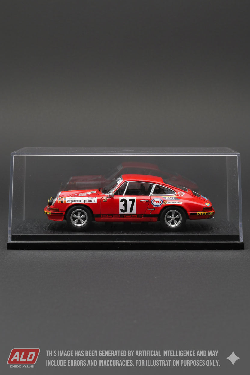 1971 LE MANS 24 HOURS #37 PORSCHE 911 PIERRE MAUROY/JEAN-CLAUDE LAGNIEZ 1:43 DECALS