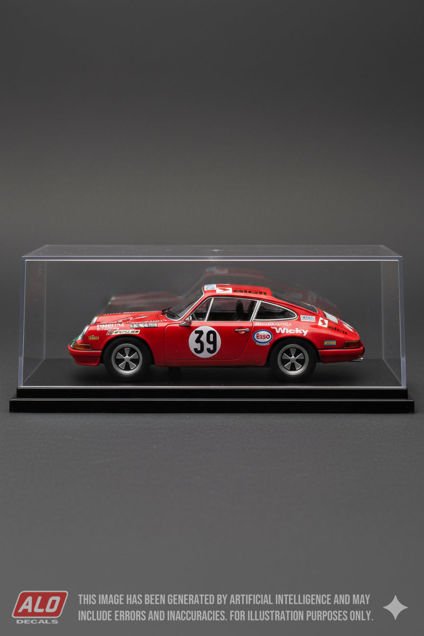 1971 LE MANS 24 HOURS #39 PORSCHE 911 GUY VERRIER/GERARD FOUCAULT 1:43 DECALS