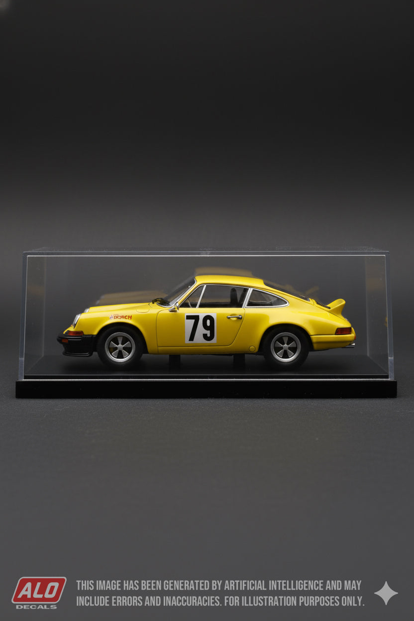 1973 LA CHÂTRE #79 PORSCHE 911 GERARD PIRES 1:43 DECALS