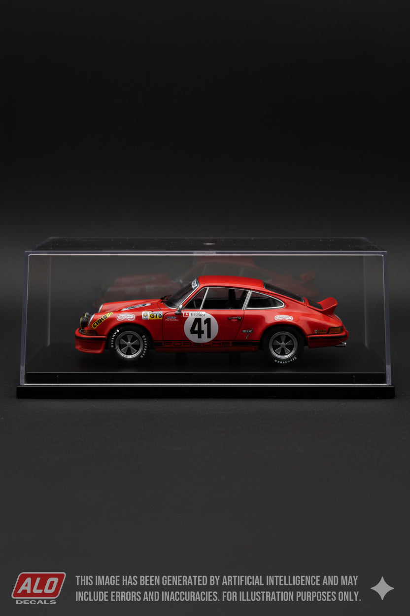 1973 LE MANS 24 HOURS #41 PORSCHE 911 JEAN SELZ/FLORIAN VETSCH 1:43 DECALS