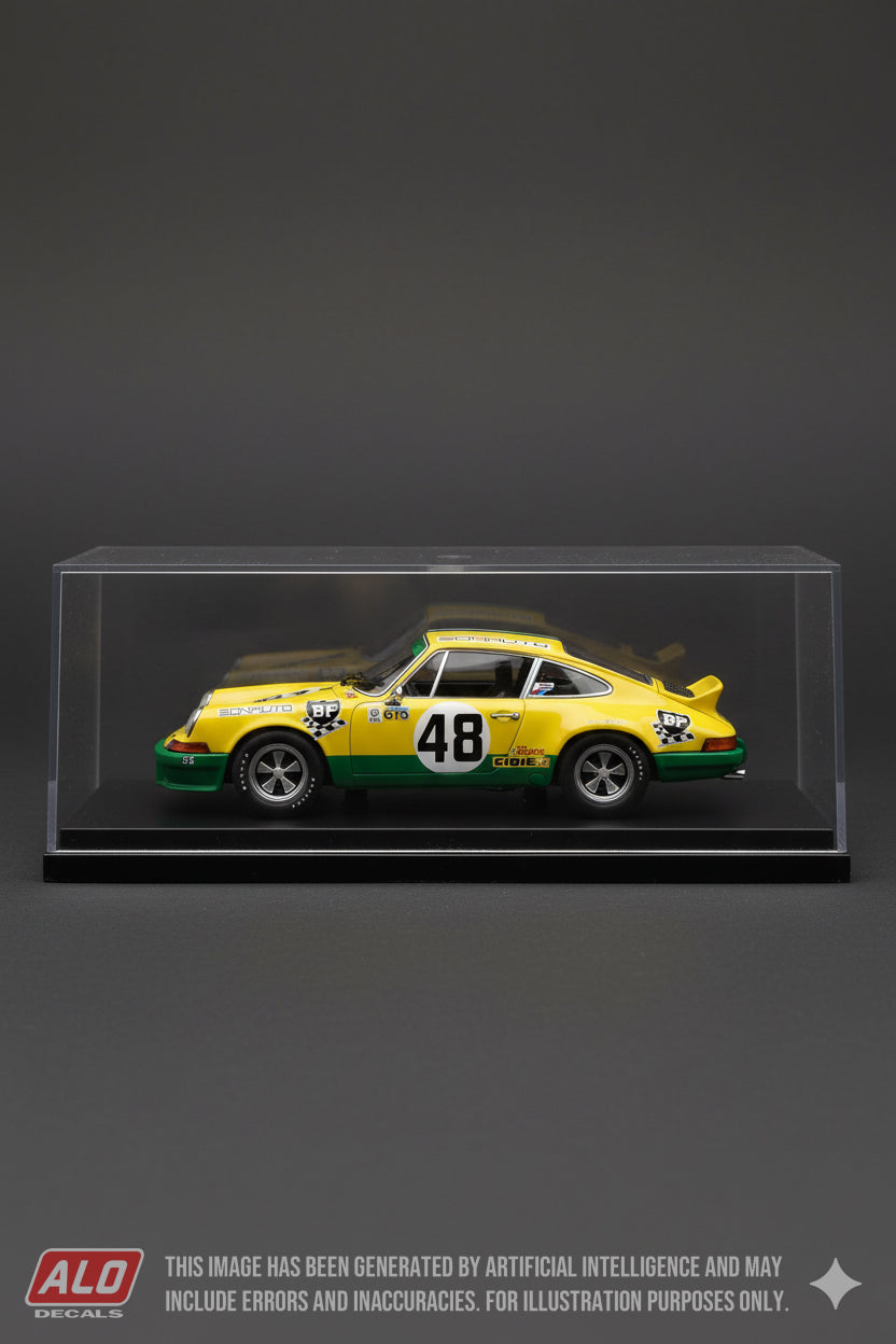 1973 LE MANS 24 HOURS #48 PORSCHE 911 PETER GREGG/GUY CHASSEUIL 1:43 DECALS