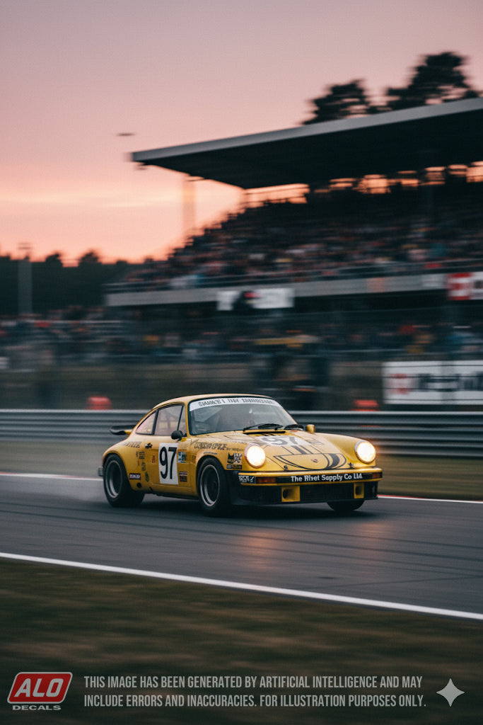1978 LE MANS 24 HOURS #97 PORSCHE 911 LARRY PERKINS/GORDON SPICE/JOHN RULON-MILLER 1:43 DECALS