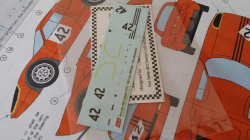 1965 SPA 500 KMS #42 PORSCHE 904 ROB SLOTEMAKER 1:43 DECALS