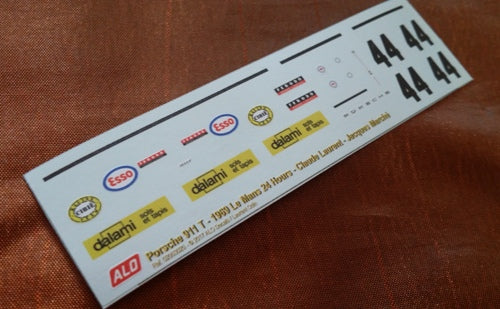 1969 LE MANS 24 HOURS #44 PORSCHE 911 CLAUDE LAURENT/JACQUES MARCHE 1:43 DECALS