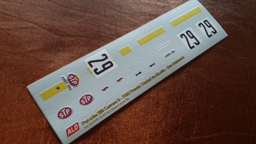 1968 PREMIO CIUDAD DE ALCAÑIZ #29 PORSCHE 906 BEN HEIDERICH 1:43 DECALS