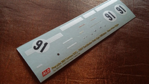 1964 TURCKHEIM-TROIS EPIS HILLCLIMB #91 PORSCHE 904 HANS-PETER BIGLER 1:43 DECALS