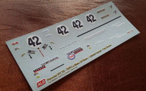 1970 LE MANS 24 HOURS #42 PORSCHE 911 SYLVAIN GARANT/GUY VERRIER 1:43 DECALS