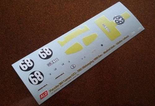 1965 NÜRBURGRING 1000 KMS #68 PORSCHE 904 MANFRED ABELS/GÜNTHER SELBACH 1:43 DECALS