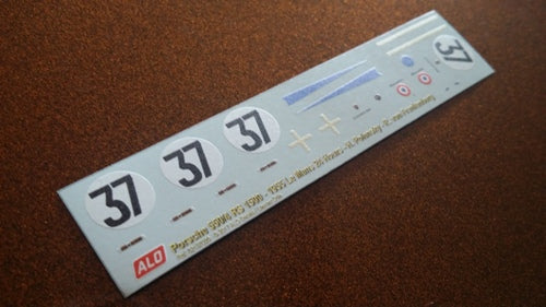 1955 LE MANS 24 HOURS #37 PORSCHE 550 HELMUT POLENSKY/RICHARD VON FRANKENBERG 1:43 DECALS