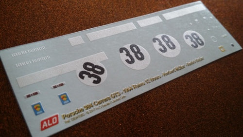 1964 REIMS 12 HOURS #38 PORSCHE 904 HERBERT MÜLLER/ANDRE KNÖRR 1:43 DECALS