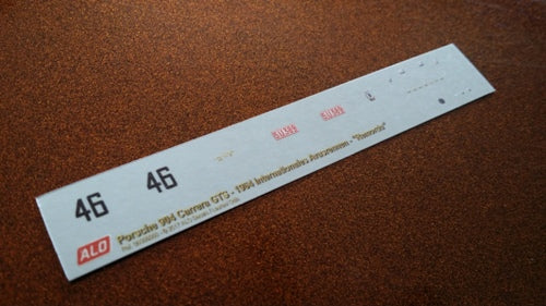 1964 INTERNATIONALES AVUSRENNEN #46 PORSCHE 904 "REMORDU" 1:43 DECALS