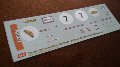 1969 ROUTES DU NORD RALLY #7 PORSCHE 904 RENE LUTZ/FRANCIS BOOSZ 1:43 DECALS