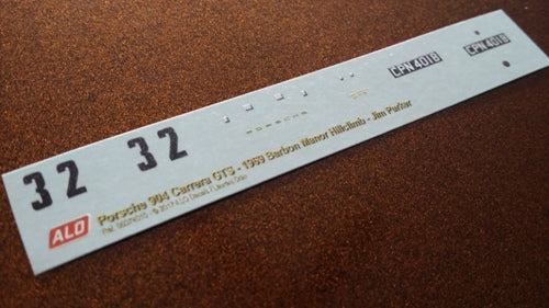 1969 BARBON MANOR HILLCLIMB #32 PORSCHE 904 JIM PARKER 1:43 DECALS