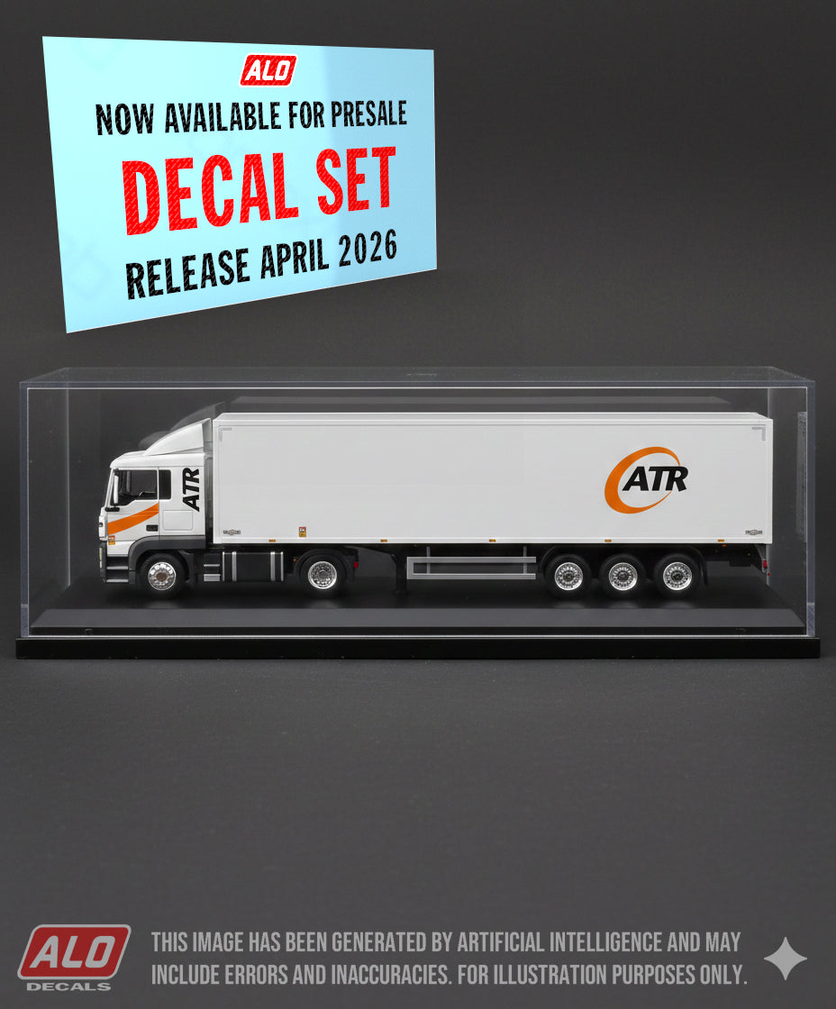 2020's SEMI-TRAILER DECORATION "ATR" 1:87 DECALS
