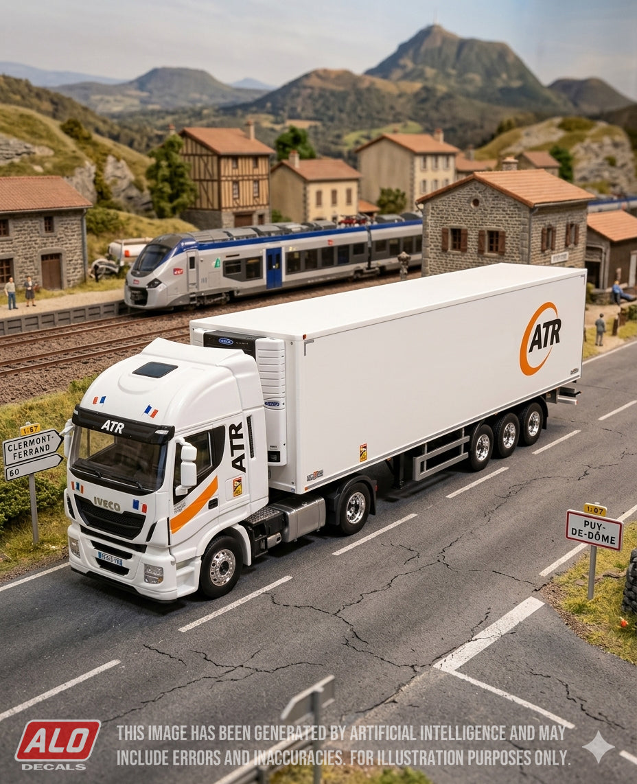 2020's SEMI-TRAILER DECORATION "ATR" 1:87 DECALS