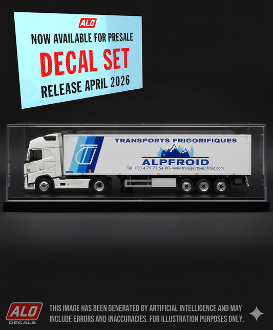 2021-PRESENT SEMI-TRAILER DECORATION "ALPFROID" 1:87 DECALS
