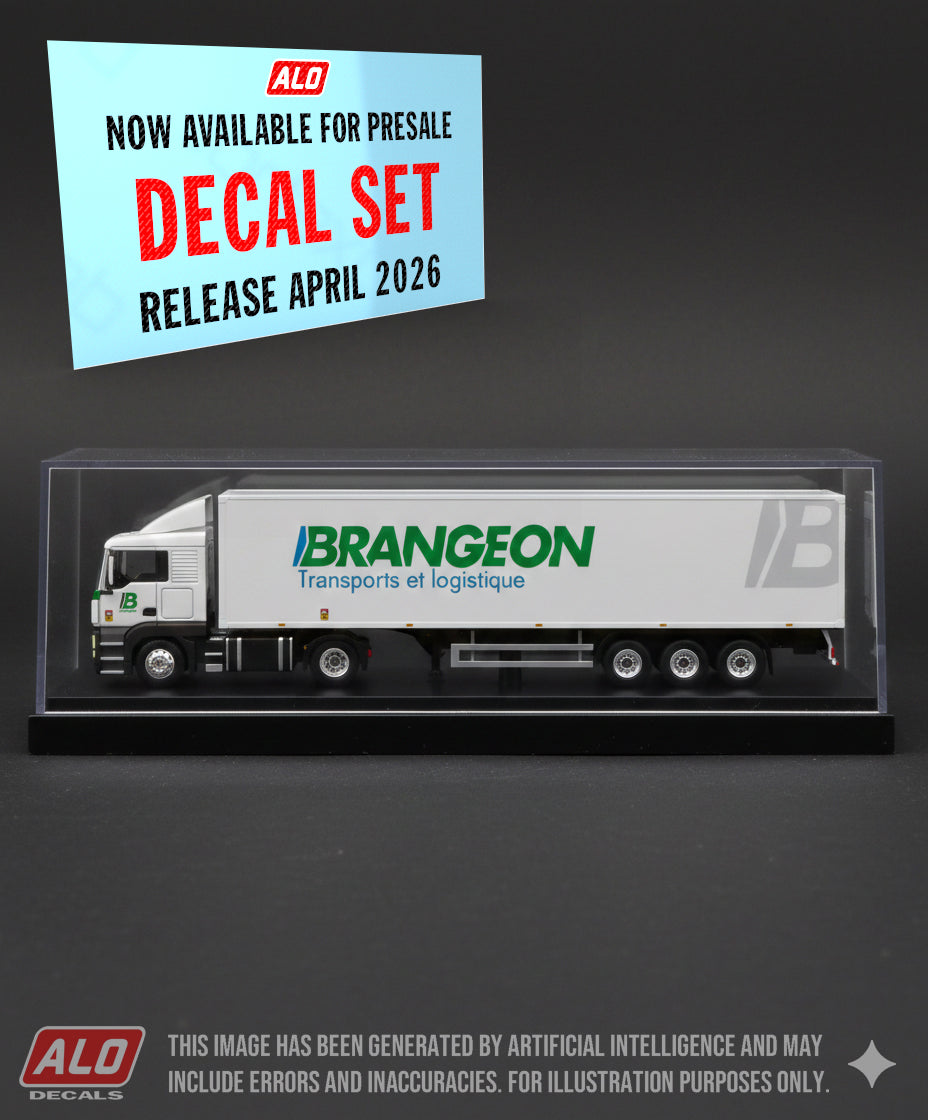 2020's SEMI-TRAILER DECORATION "BRANGEON" 1:87 DECALS