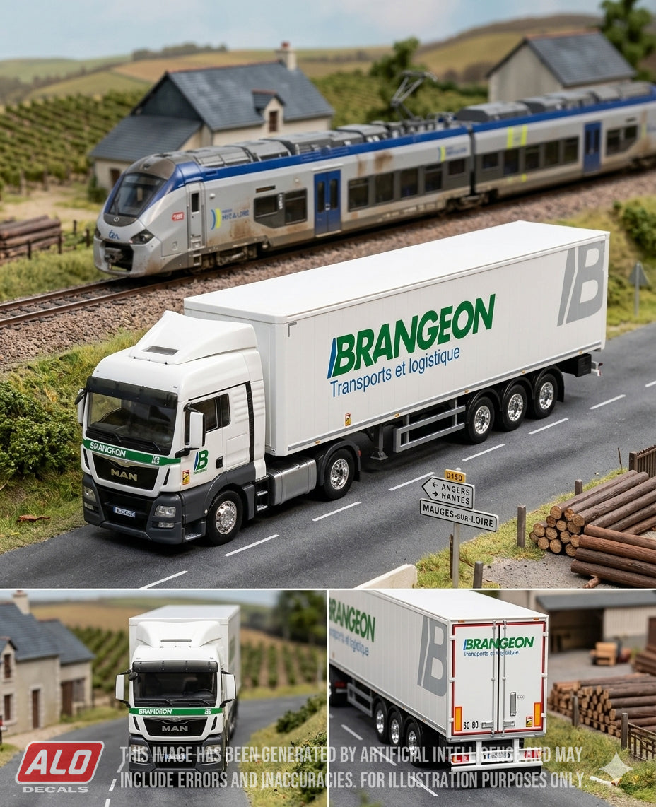 2020's SEMI-TRAILER DECORATION "BRANGEON" 1:87 DECALS