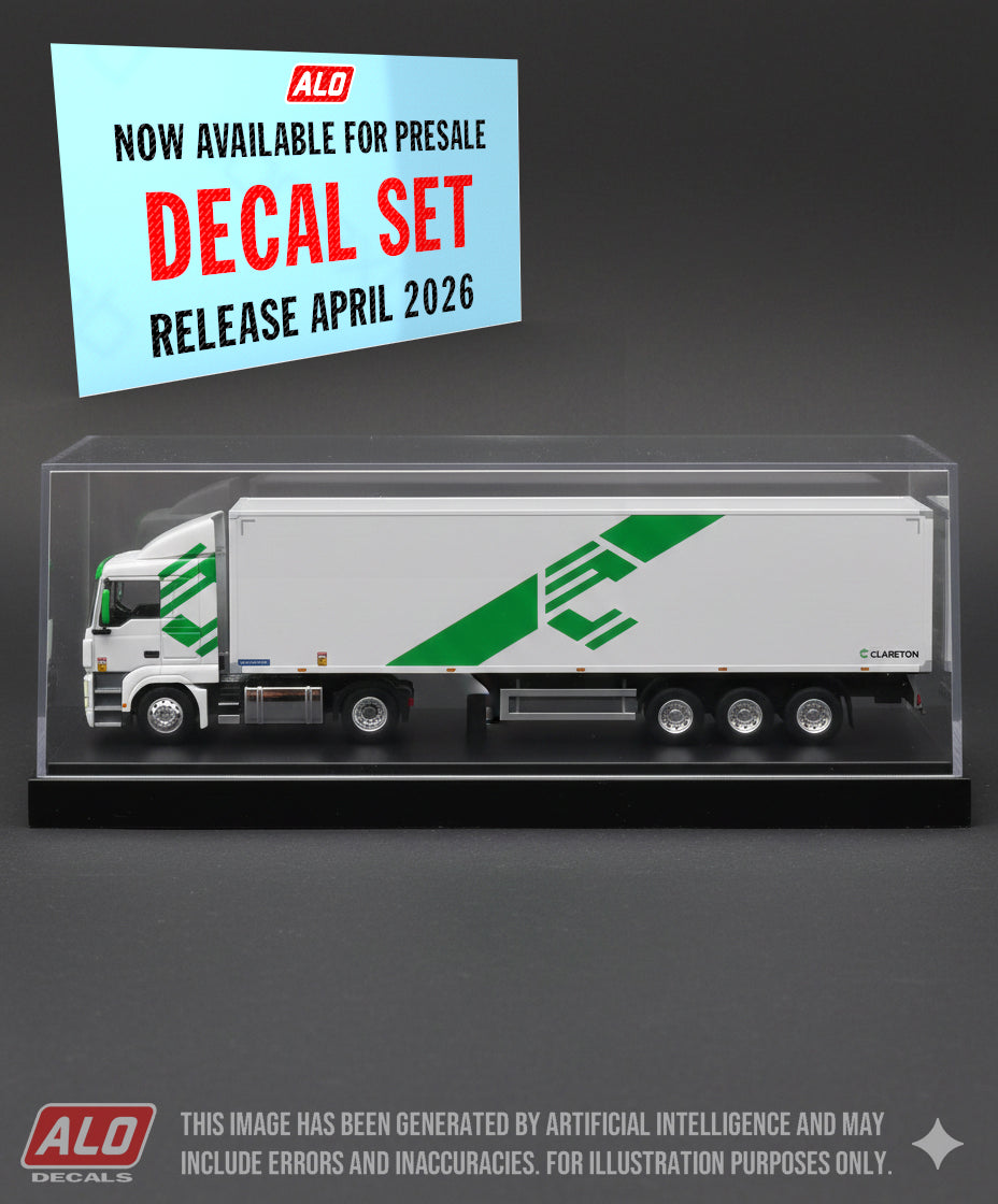 2021-PRESENT SEMI-TRAILER DECORATION "CLARETON" 1:87 DECALS