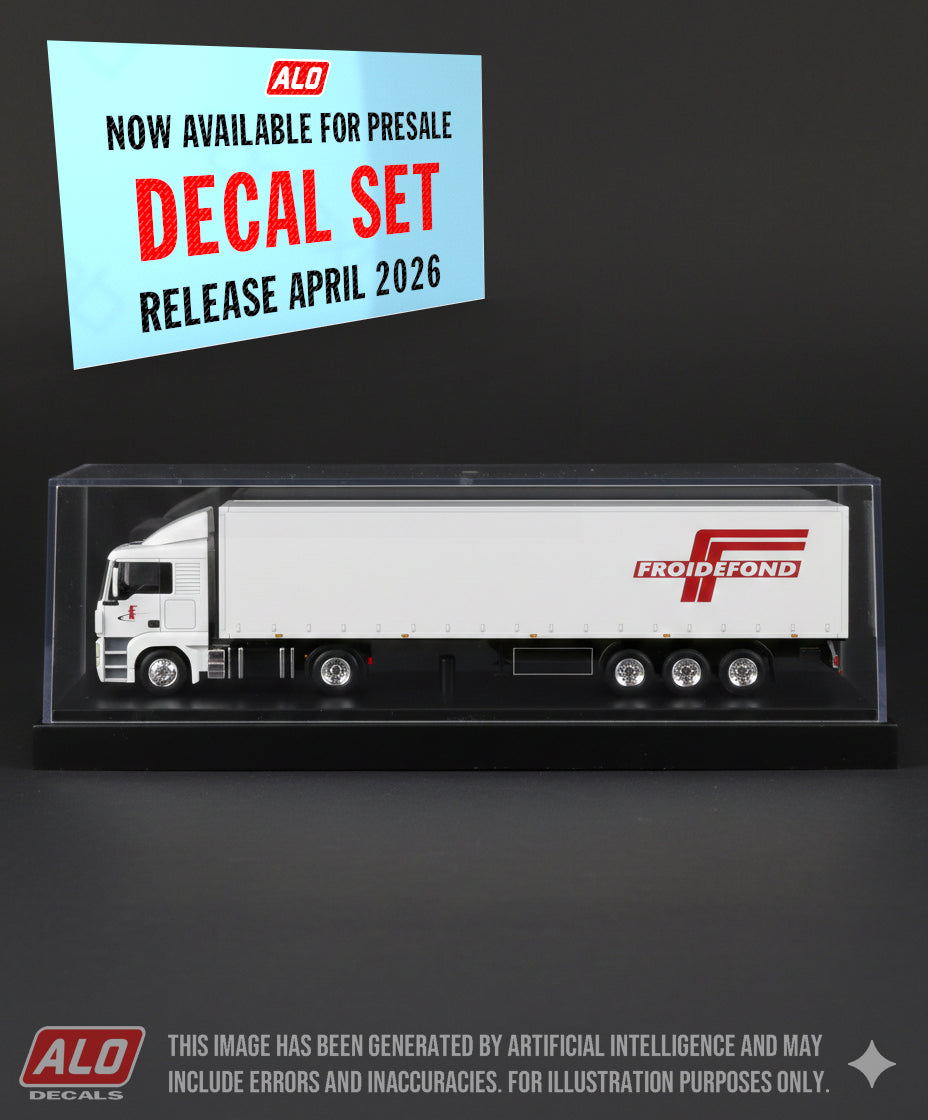 2000-2017 SEMI-TRAILER DECORATION "FROIDEFOND" 1:87 DECALS