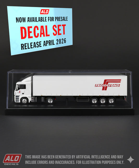 2000-2017 SEMI-TRAILER DECORATION "FROIDEFOND" 1:87 DECALS