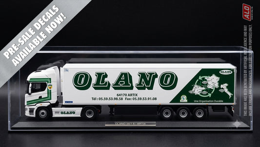 2017-2020 SEMI-TRAILER DECORATION "OLANO - ARTIX" 1:87, 1:50, 1:43 DECALS
