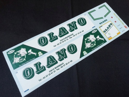 2017-2020 SEMI-TRAILER DECORATION "OLANO - BORDEAUX" 1:87, 1:50, 1:43 DECALS