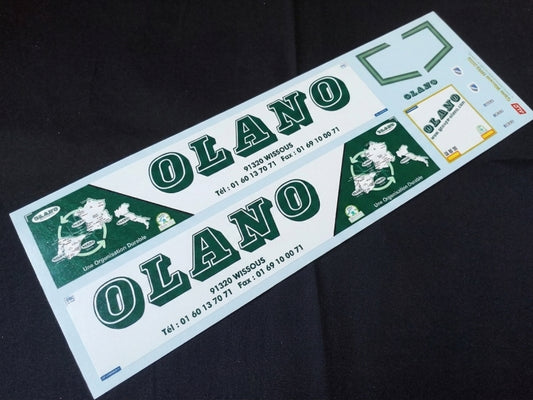 2018-2020 SEMI-TRAILER DECORATION "OLANO - WISSOUS" 1:87, 1:50, 1:43 DECALS