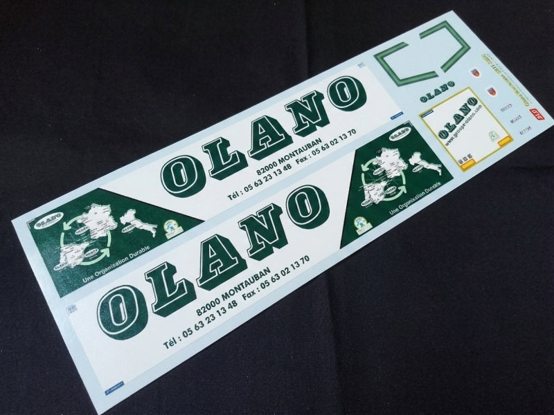 2017-2020 SEMI-TRAILER DECORATION "OLANO - MONTAUBAN" 1:87, 1:50, 1:43 DECALS