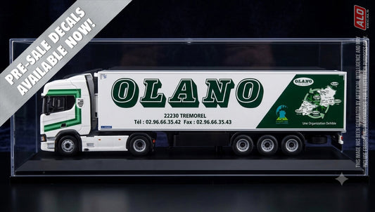 DECORAZIONE SEMIRIMORCHIO 2011 "OLANO - EKI BEER/BIERE" 1:87 DECALCOMANIE