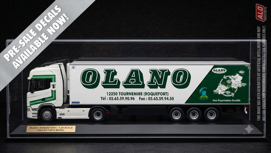 DECORAZIONE SEMIRIMORCHIO 2011 "OLANO - EKI BEER/BIERE" 1:87 DECALCOMANIE