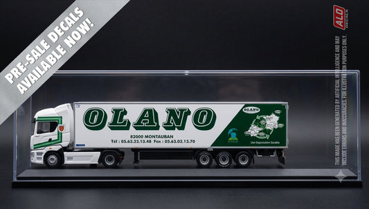 DECORAZIONE SEMIRIMORCHIO 2011 "OLANO - EKI BEER/BIERE" 1:87 DECALCOMANIE