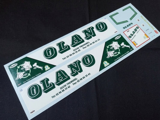 2017-2020 SEMI-TRAILER DECORATION "OLANO - TREMOREL" 1:87, 1:50, 1:43 DECALS