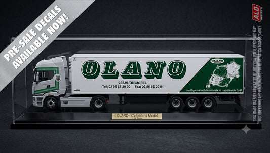 2009-2012 SEMI-TRAILER DECORATION "OLANO - TREMOREL" 1:87, 1:50, 1:43 DECALS