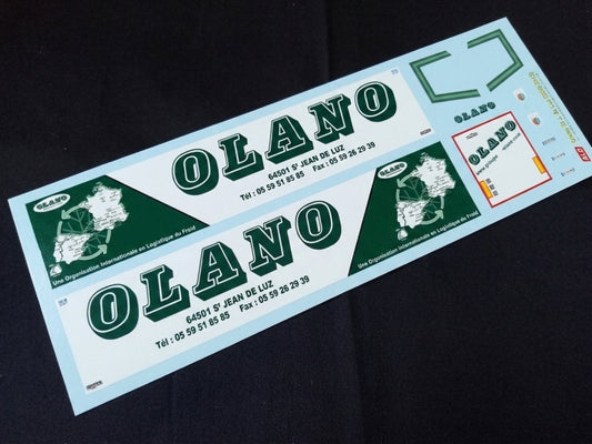 2009-2012 SEMI-TRAILER DECORATION "OLANO - SAINT JEAN DE LUZ" 1:87, 1:50, 1:43 DECALS