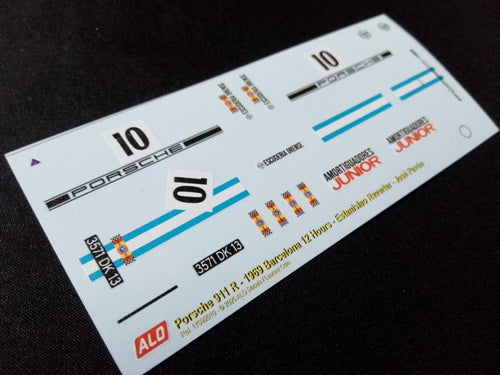 1969 BARCELONA 12 HOURS #10 PORSCHE 911 R ESTANISLAO REVERTER/JOSE PAVON 1:43 DECALS