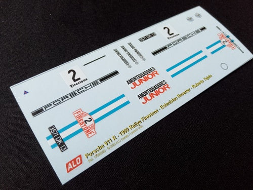 1970 CRITERIUM LUIS DE BAVIERA #2 PORSCHE 911 R ESTANISLAO REVERTER/JULIO LEAL 1:43 DECALS