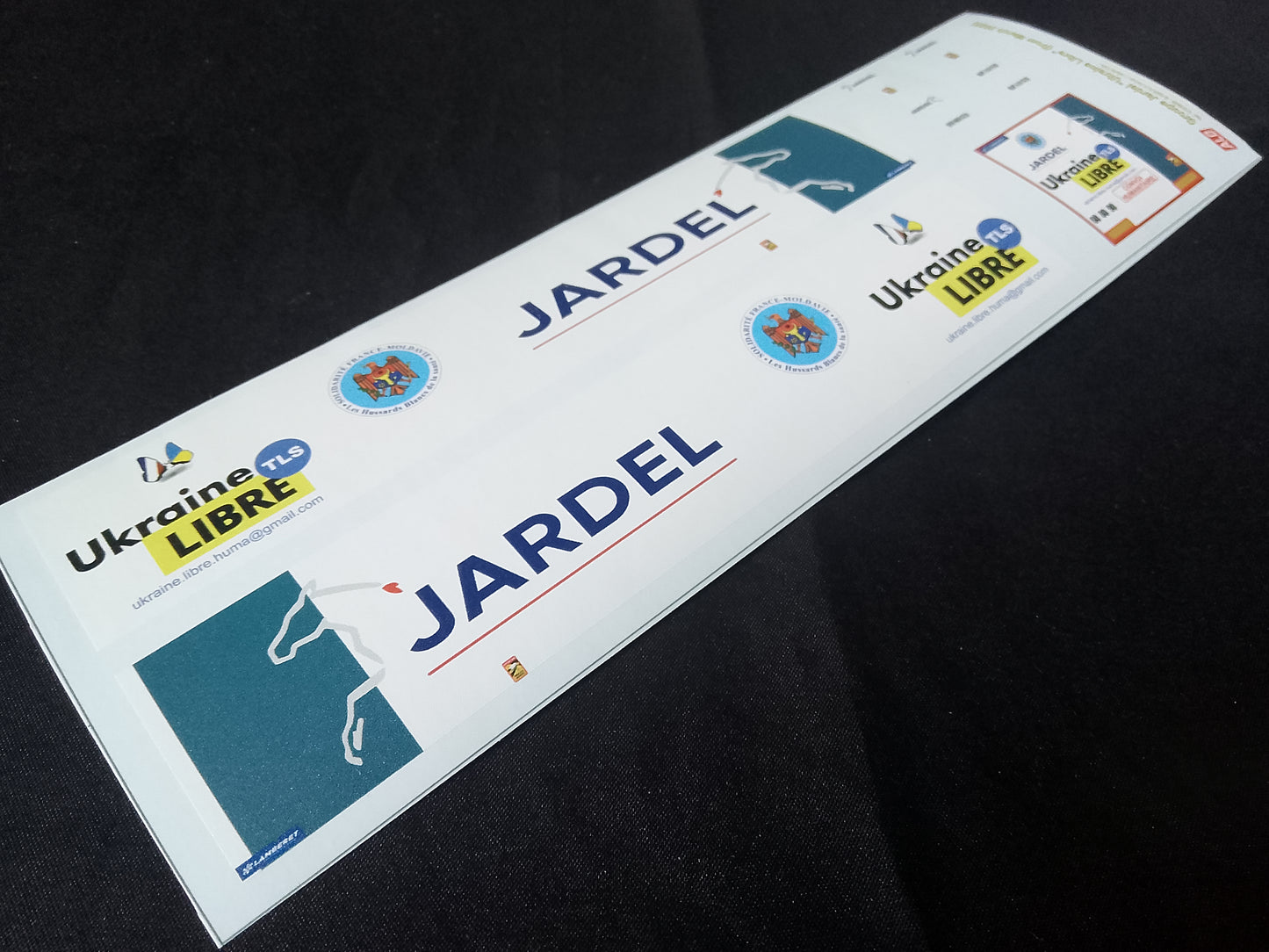 2022-PRESENT SEMI-TRAILER DECORATION "JARDEL, UKRAINE LIBRE" 1:87 DECALS