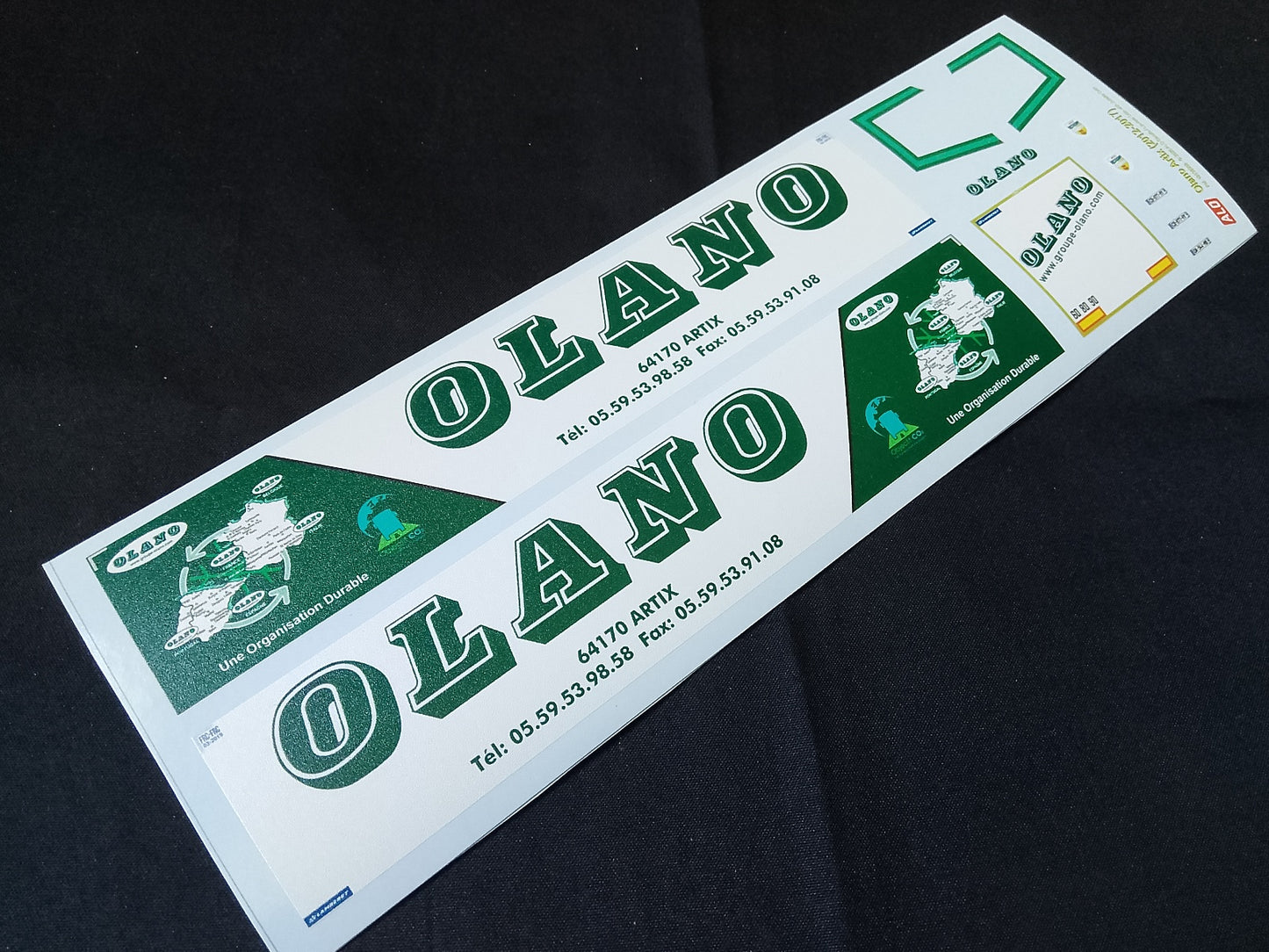 2012-2017 SEMI-TRAILER DECORATION "OLANO - ARTIX" 1:87 DECALS