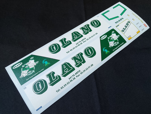 2012-2017 SEMI-TRAILER DECORATION "OLANO - ARTIX" 1:87 DECALS